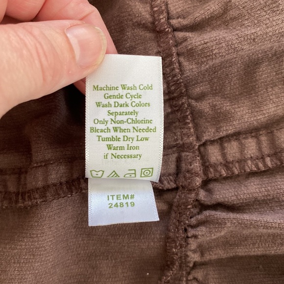 Garnet Hill brown corduroy tiered ruffle circle skirt size 8 - Picture 6 of 6